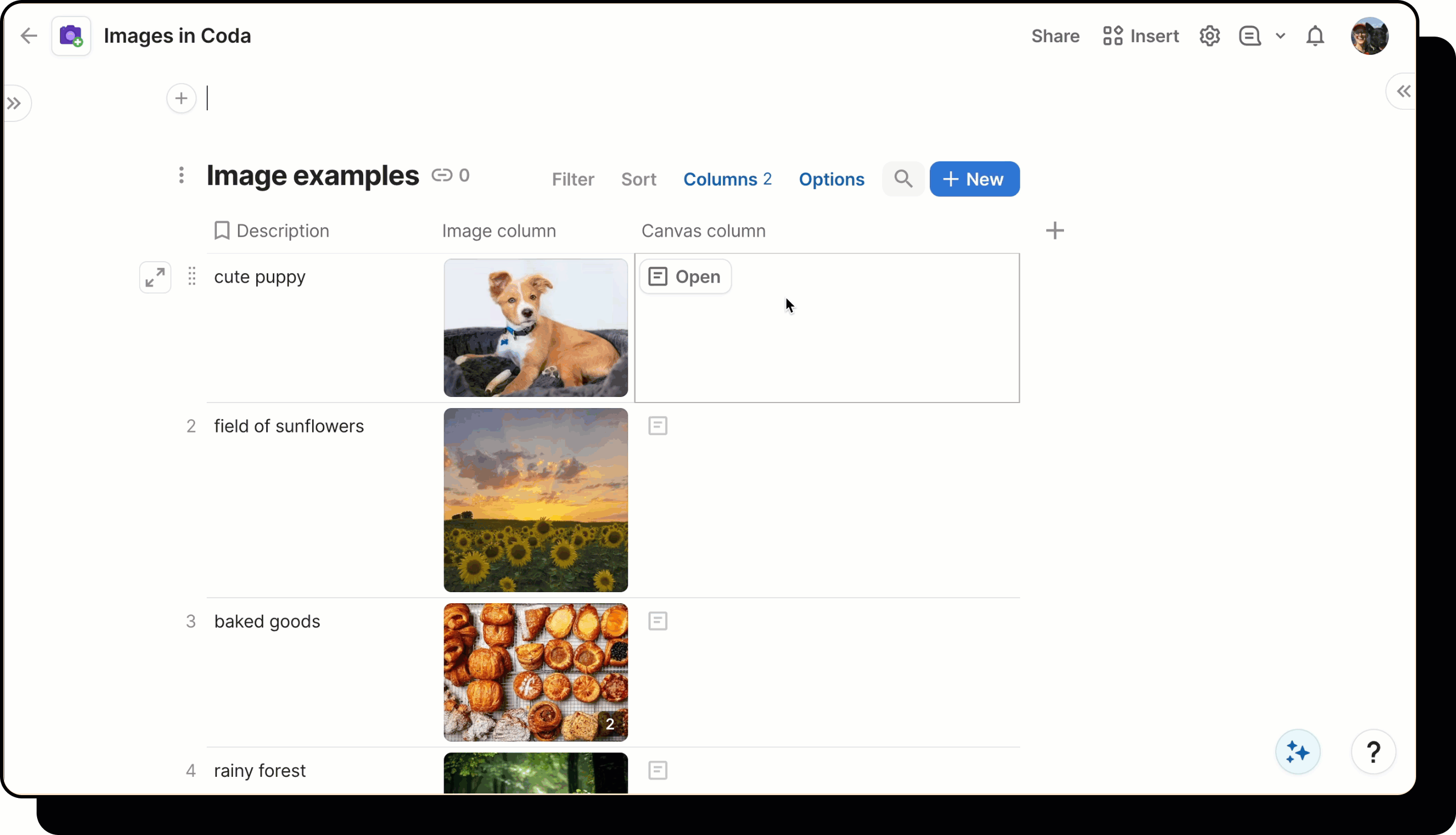 display preview of image in canvas column.gif