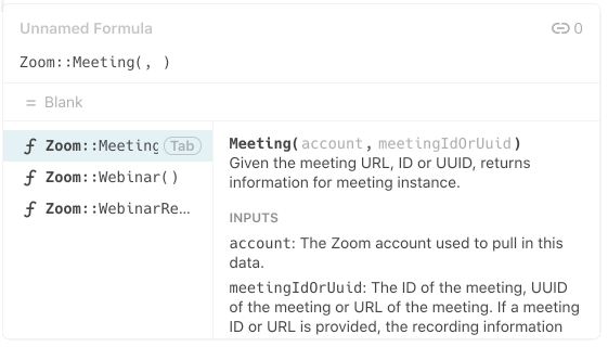 Gif showing formulas available with Zoom pack.