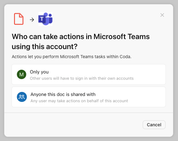 An image of the pack's access settings.