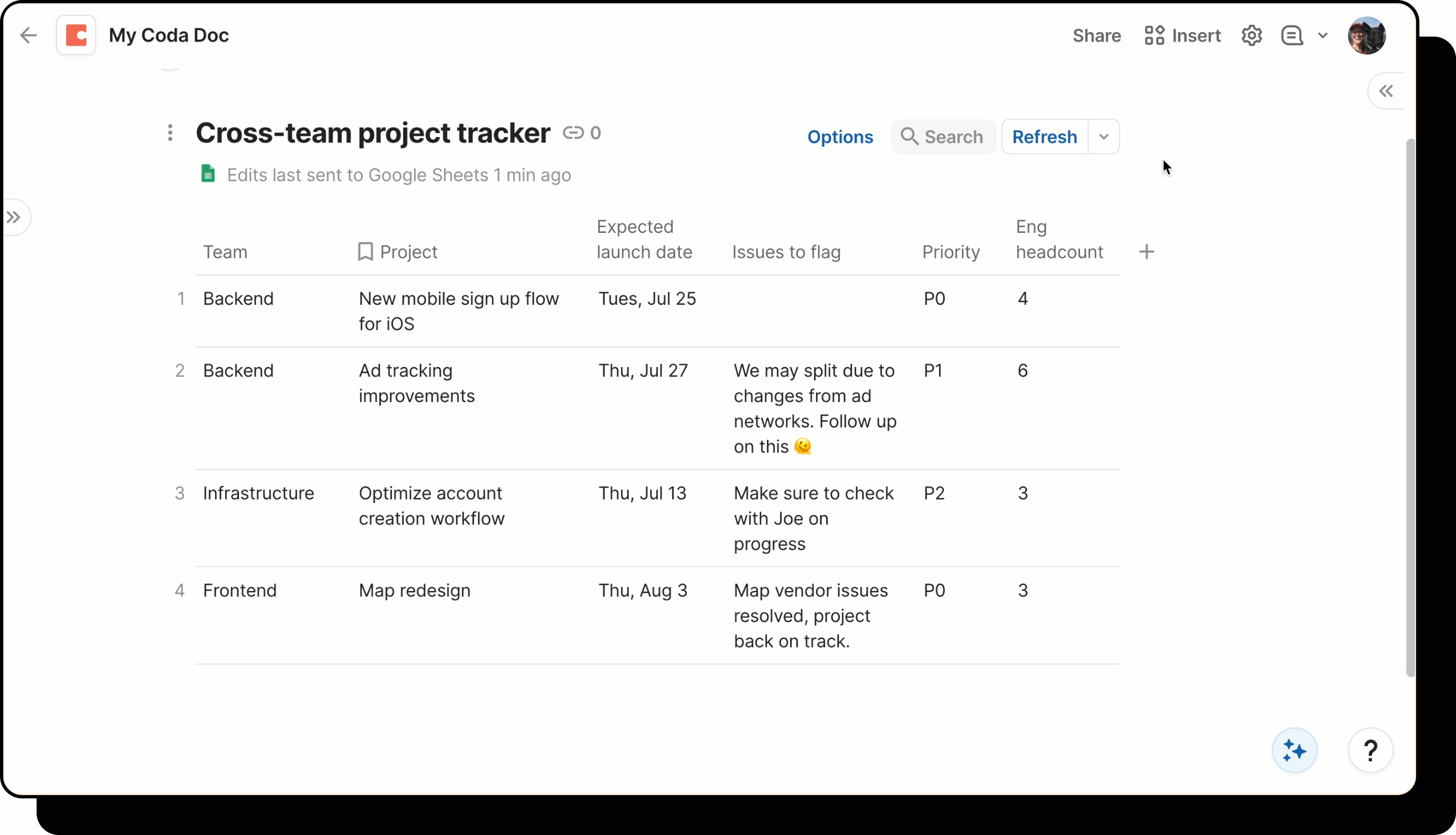 Gif showing user enabling two-way sync.
