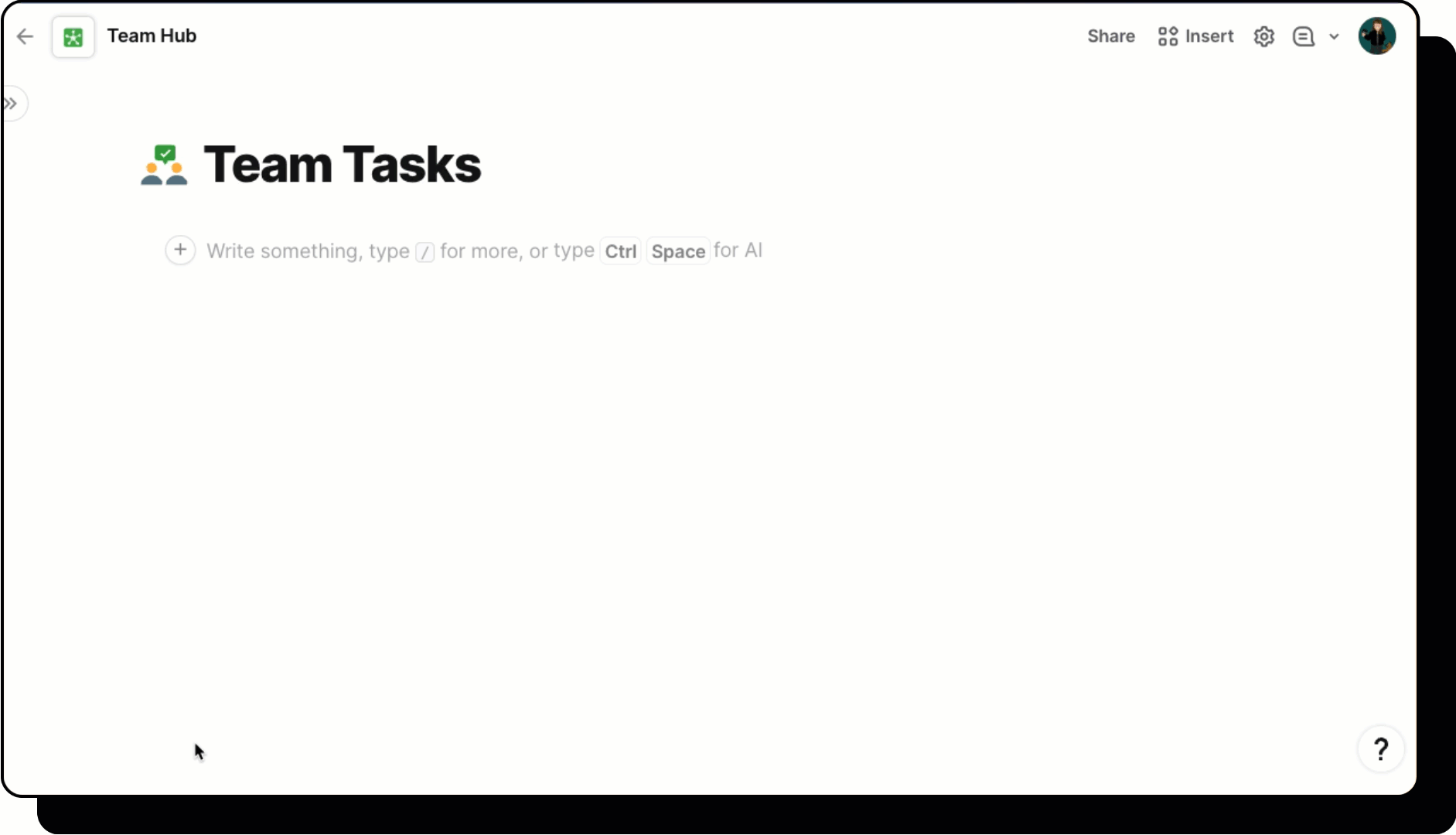 Gif demonstrating a user adding the cross-doc pack to their doc.