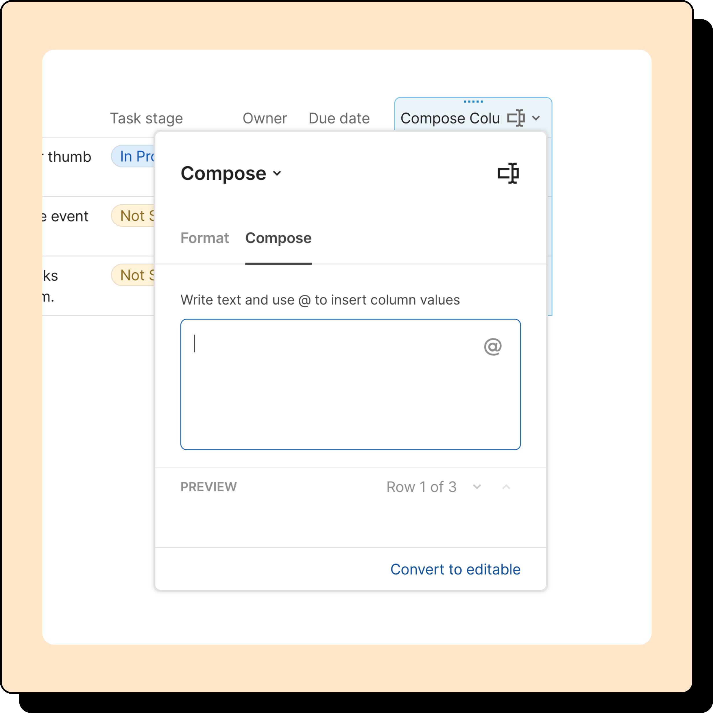 Image of compose column.