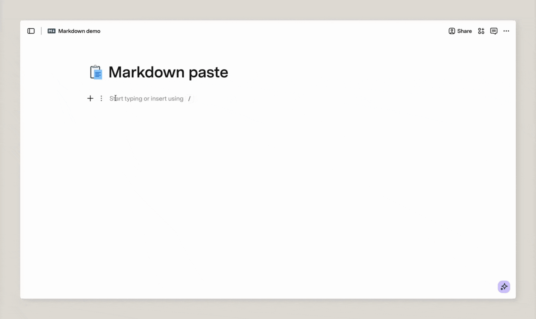 Markdown paste demo.gif